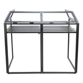 Thor Foldable DJ Booth Stand with White and Black Lycra Scrim Covers